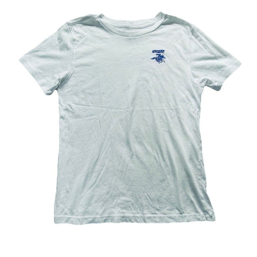Tecovas Western Cowgirl White T-shirt Size S